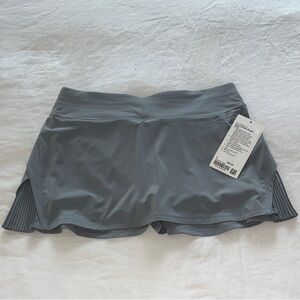 lululemon athletica Play Off The Pleats Skirt - Rhino Grey
